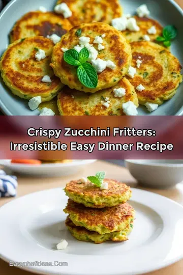 Crispy Zucchini Fritters: Irresistible Easy Dinner Recipe