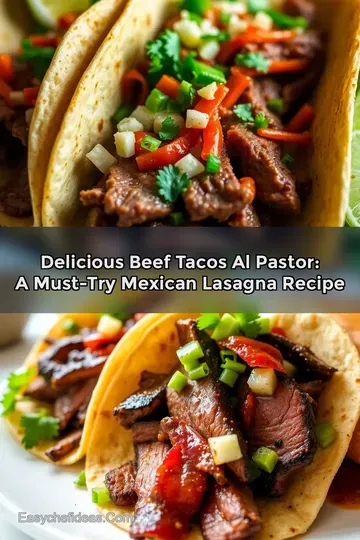 Delicious Beef Tacos al Pastor: A Must-Try Mexican Lasagna Recipe