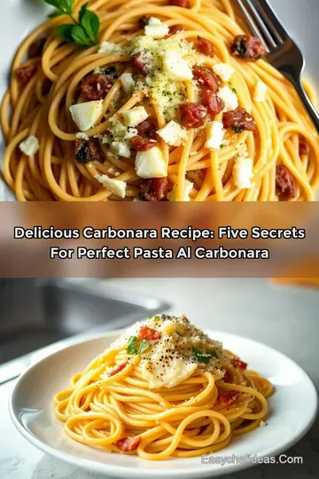 Delicious Carbonara Recipe: Five Secrets for Perfect Pasta Al Carbonara