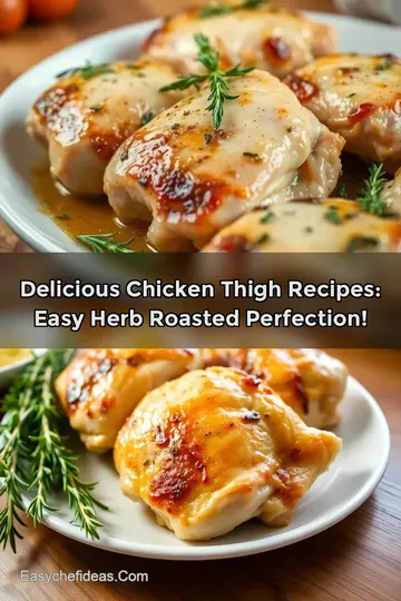 Delicious Chicken Thigh Recipes: Easy Herb Roasted Perfection!