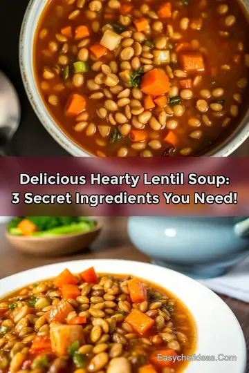 Delicious Hearty Lentil Soup: 3 Secret Ingredients You Need!