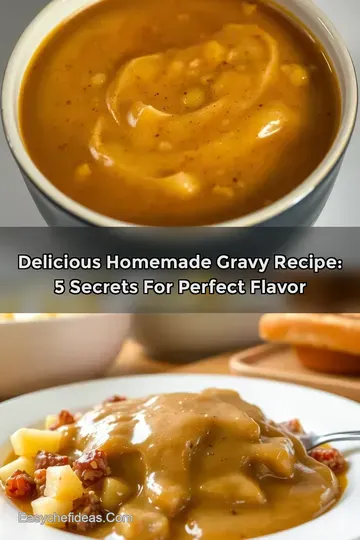 Delicious Homemade Gravy Recipe: 5 Secrets for Perfect Flavor