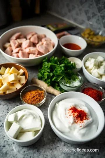 Delicious Indian Korma: Creamy Coconut Chicken Awaits ingredients