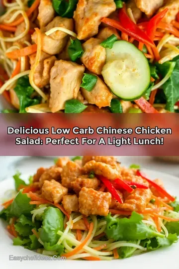 Delicious Low Carb Chinese Chicken Salad: Perfect for a Light Lunch!