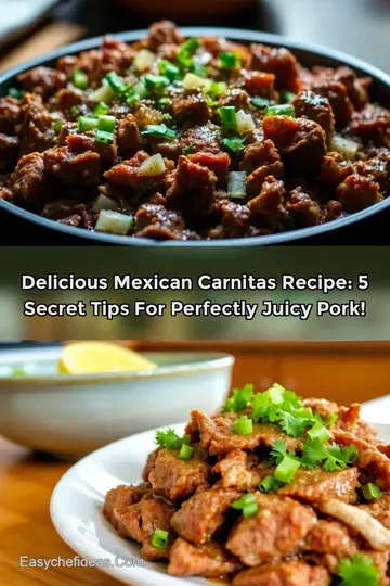 Delicious Mexican Carnitas Recipe: 5 Secret Tips for Perfectly Juicy Pork!
