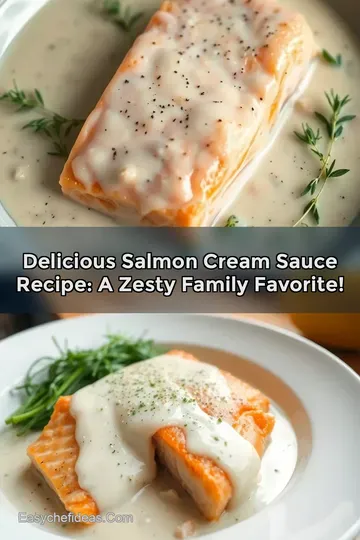 Delicious Salmon Cream Sauce Recipe: A Zesty Family Favorite!