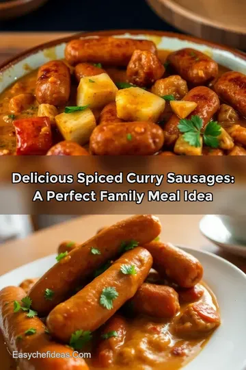 Delicious Spiced Curry Sausages: A Perfect Family Meal Idea