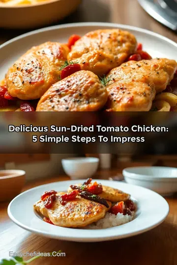 Delicious Sun-Dried Tomato Chicken: 5 Simple Steps to Impress