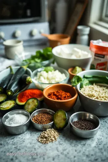 Deliciously Baked Brinjal: A Mediterranean Delight ingredients