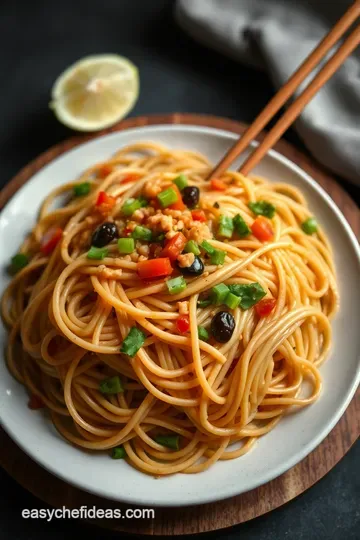 Deliciously Simple Lo Mein Noodles: A Tasty Takeout at Home! presentation