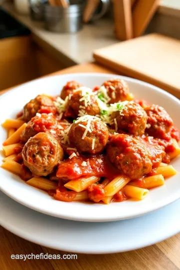 Dump and Bake Meatball Casserole steps