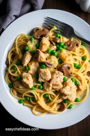 Easy Chicken Tetrazzini: A Creamy Comfort Dish presentation