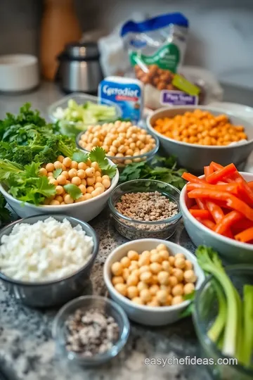 Vegan Chickpea Salad Sandwich ingredients