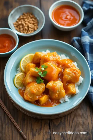 Crispy Fry Chicken with Sweet Orange Sauce ingredients