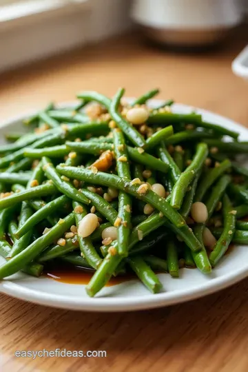 Garlicky Green Beans with Soy-Ginger Sauce steps