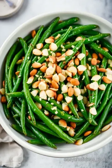 Green Bean Amandine: A Classic French Elegance presentation