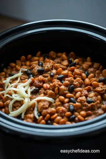 Hearty Crockpot Cowboy Casserole presentation