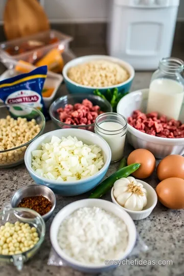 Hearty Meatloaf Casserole ingredients