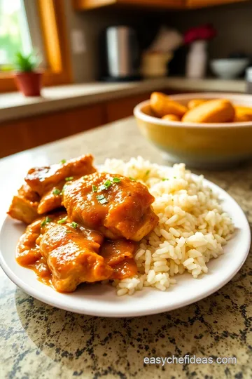 Hearty Smothered Chicken and Rice steps