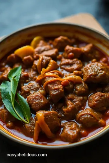 Indonesian Beef Rendang: A Rich and Flavorful Delicacy presentation