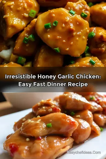 Irresistible Honey Garlic Chicken: Easy Fast Dinner Recipe