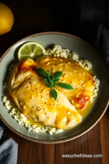 Lemon-Butter Chicken Francese: A Classic Italian Delight presentation