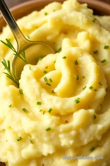 Garlic Mashed Potatoes presentation