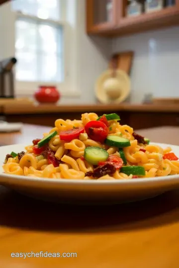 Mediterranean Delights: Sun-Dried Tomato Pasta Salad steps