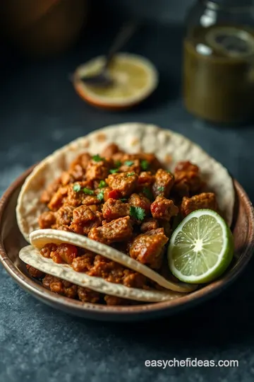 Meltingly Tender Homemade Carnitas presentation