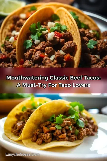 Mouthwatering Classic Beef Tacos: A Must-Try for Taco Lovers