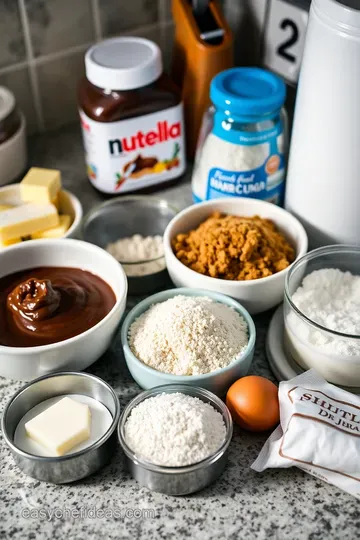 Nutella Stuffed Cookies – The Ultimate Indulgence ingredients