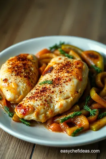 Oven-Baked Chicken Breast: A Juicy Classic presentation
