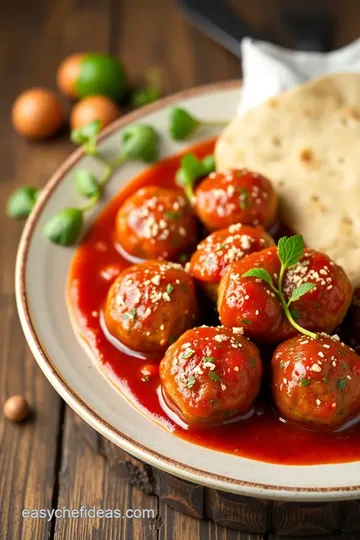 Oven Baked Meatballs with Marinara Sauce: A Family Favorite presentation