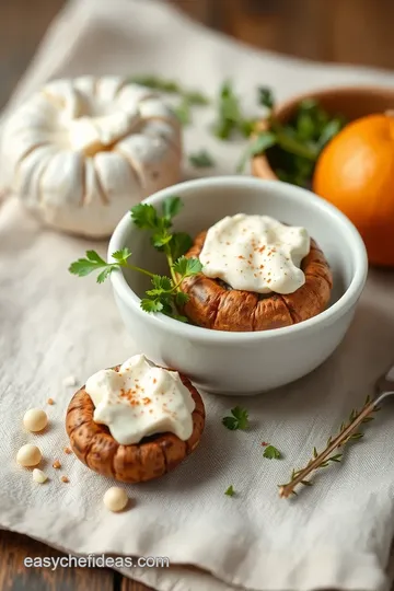 Oven Baked Mushrooms with Spicy Cream Cheese ingredients