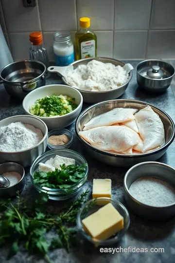 Pan-Seared Whiting with Lemon Herb Butter ingredients