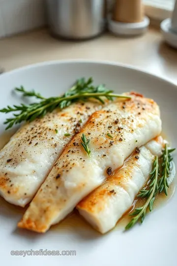 Pan-Seared Whiting with Lemon Herb Butter steps