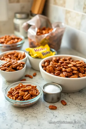 Pretzel Rolo Pecan Bites ingredients