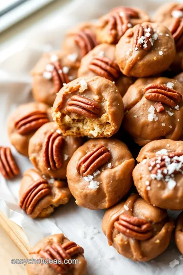 Pretzel Rolo Pecan Bites presentation