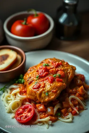 Rustic Chicken Cacciatore: A Hearty Italian Classic presentation