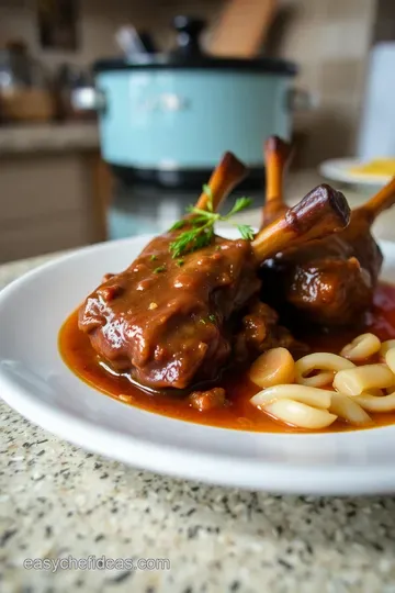 Savory Crockpot Lamb Shanks with Herb Gravy steps