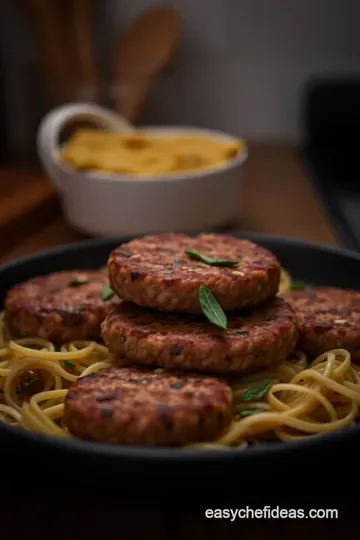 Savory Homemade Sausage Patties presentation