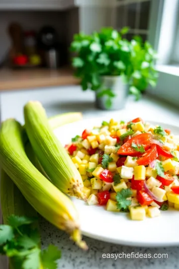 Savory Mexican Street Corn Salad: Cotija Cheese Replacement steps