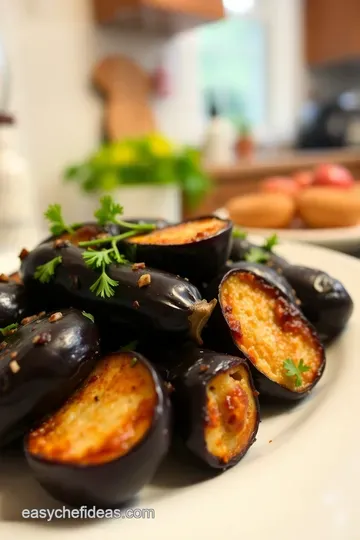 Savory Oven-Roasted Eggplant with Garlic and Herbs steps
