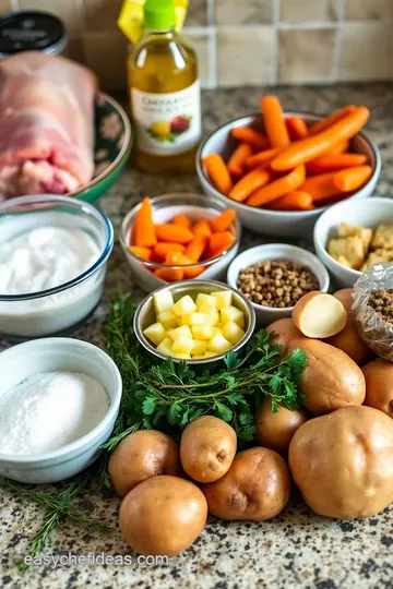 Savory Slow-Cooked Loin Roast with Root Vegetables ingredients
