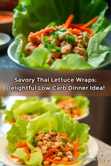Savory Thai Lettuce Wraps: Delightful Low Carb Dinner Idea!
