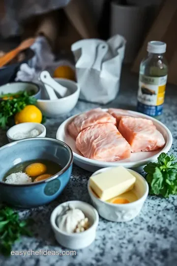 Silky Salmon Cream Sauce with a Citrus Kick ingredients