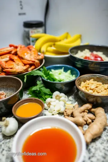Singaporean Chili Crab: A Fiery Favorite ingredients