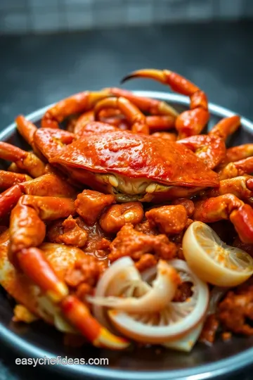 Singaporean Chili Crab: A Fiery Favorite presentation