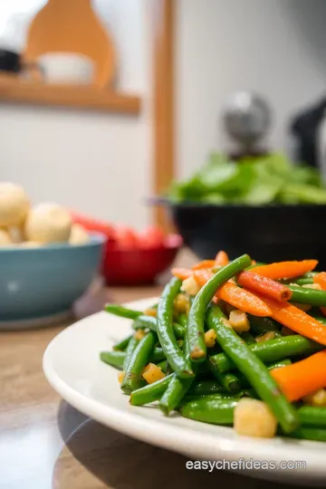 Sizzling Stir Fry with Green Beans and Crunchy Vegetables steps