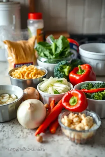 Sizzling Vegetable Lo Mein: A Wholesome Take on a Chinese Classic ingredients